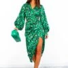 A Class Of Your Own - Green Blue Leopard Midi Dress -Deals Modashka Store AClassOfYourOwn GreenBlueLeopardMidiDress 2