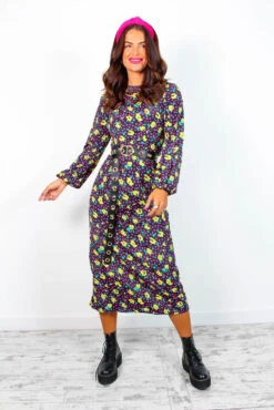 All The Attitude - Black Multi Rose Maxi Dress 10 All The Attitude - Black Multi Rose Maxi Dress -Deals Modashka Store AllTheAttitude BlackMultiRoseMaxiDress3