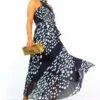 Artemis - Black Spot Pleated Maxi Dress 2 Artemis - Black Spot Pleated Maxi Dress -Deals Modashka Store Artemis BlackSpotPleatedMaxiDress 2
