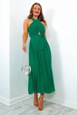 Artemis - Green Pleated Maxi Dress 21 Artemis - Green Pleated Maxi Dress -Deals Modashka Store Artemis GreenPleatedMaxiDress4