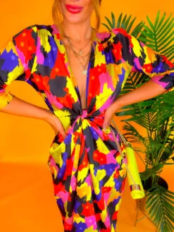 Best Intentions - Pink Yellow Printed Midi Wrap Dress 15 Best Intentions - Pink Yellow Printed Midi Wrap Dress -Deals Modashka Store BestIntentions PinkYellowPrintedMidiWrapDress 8