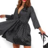 Bow Love Lost - Black Polka Dot Mini Dress -Deals Modashka Store BowLoveLost BlackPolkaDotMiniDress3