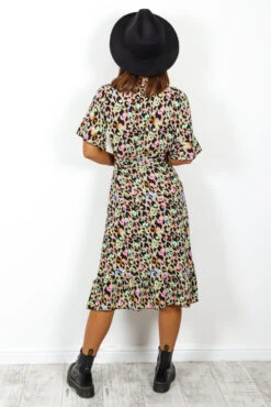 Call Of The Wild - Beige Multi Leopard Print Wrap Dress -Deals Modashka Store CallOfTheWild BeigeMultiLeopardPrintWrapDress 2