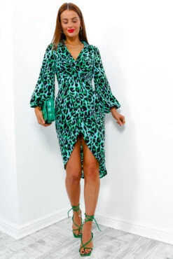 Devoted To You - Blue Green Long Sleeve Midi Dress -Deals Modashka Store DevotedToYou BlueGreenLongSleeveMidiDress5