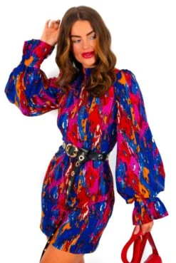 Don't Sleeve Me - Cobalt Abstract Mini Dress 13 Don't Sleeve Me - Cobalt Abstract Mini Dress -Deals Modashka Store Don tSleeveMe CobaltAbstractMiniDress 6