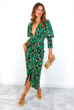Glamorous Drive 'Em Wild - Forest Pink Leopard Midi Wrap Dress 10 Glamorous Drive 'Em Wild - Forest Pink Leopard Midi Wrap Dress -Deals Modashka Store Drive EmWild ForestPinkLeopardMidiWrapDress 5