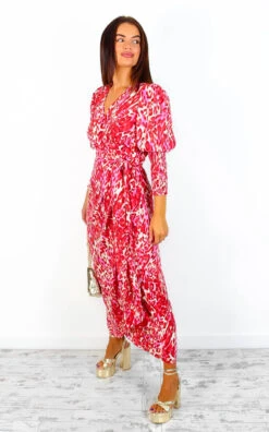 Glamorous Drive Em Wild - Red Beige Animal Print Midi Wrap Dress 22 Glamorous Drive Em Wild - Red Beige Animal Print Midi Wrap Dress -Deals Modashka Store Drive EmWild RedBeigeAnimalPrintMidiWrapDress 3