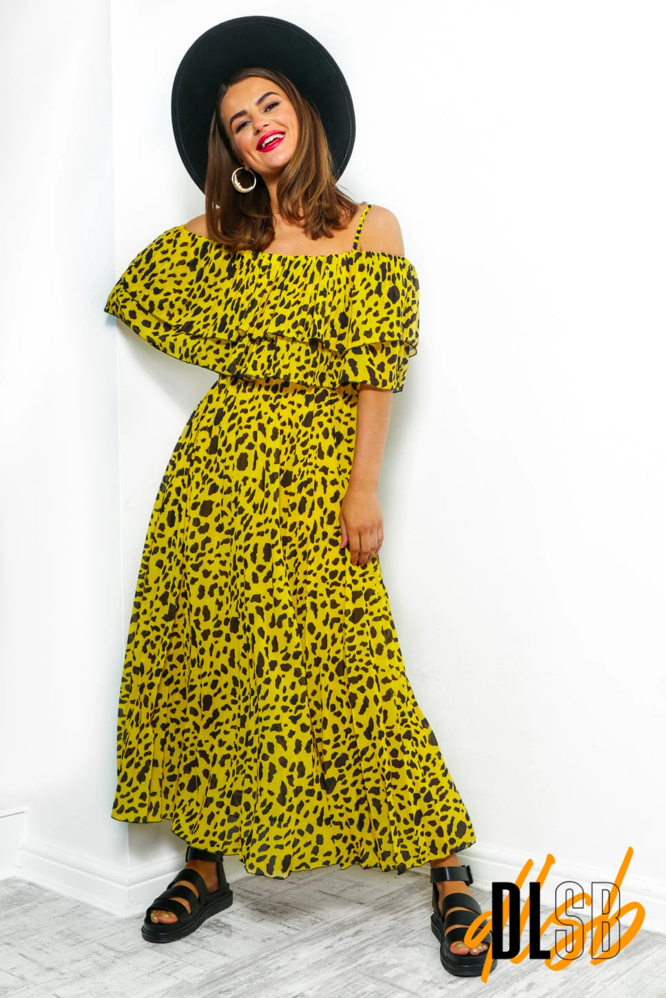 Fall In Love - Yellow Animal Print Maxi Dress 3 Fall In Love - Yellow Animal Print Maxi Dress