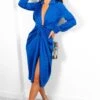 AX Paris Forget The Rules - Cobalt Black Animal Print Satin Midi Dress -Deals Modashka Store ForgetTheRules CobaltBlackAnimalPrintSatinMidiDress 8