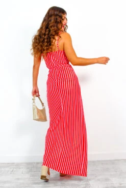 Garden Party - Red Pink Stripe Maxi Dress 9 Garden Party - Red Pink Stripe Maxi Dress -Deals Modashka Store GardenParty RedPinkStripeMaxiDress 2