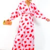 In My Imagination - Pink Red Spot Batwing Midi Dress -Deals Modashka Store InMyImagination PinkRedSpotBatwingMidiDress 6