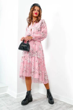 Isnt She Cute - Pink Floral Print Midi Dress 13 Isnt She Cute - Pink Floral Print Midi Dress -Deals Modashka Store IsntSheCute PinkFloralPrintMidiDress5 4