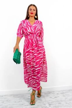 Catwalk Just My Stripe - Pink Zebra Print Midi Dress 10 Catwalk Just My Stripe - Pink Zebra Print Midi Dress -Deals Modashka Store JustMyStripe PinkZebraPrintMidiDress2