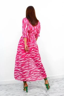 Catwalk Just My Stripe - Pink Zebra Print Midi Dress 13 Catwalk Just My Stripe - Pink Zebra Print Midi Dress -Deals Modashka Store JustMyStripe PinkZebraPrintMidiDress3