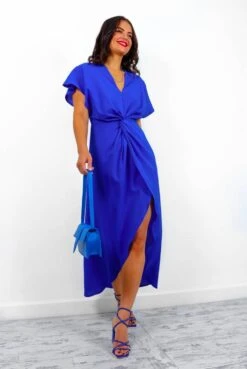 Knot In Love - Cobalt Maxi Dress 11 Knot In Love - Cobalt Maxi Dress -Deals Modashka Store KnotInLove CobaltMaxiDress2