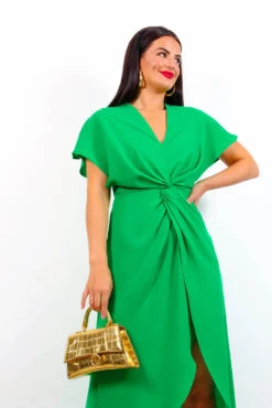 Knot In Love - Green Maxi Dress -Deals Modashka Store KnotInLove GreenMaxiDress1
