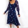 Midnight Star - Navy Star Midi Dress -Deals Modashka Store MidnightStar NavyStarMidiDress 4
