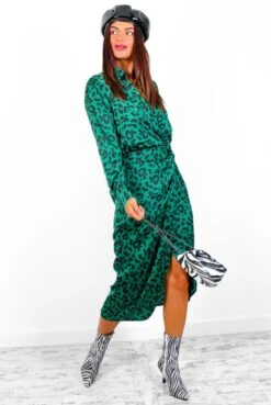 AX Paris Play With My Feelings - Forest Leopard Satin Midi Dress -Deals Modashka Store PlayWithMyFeelings ForestLeopardSatinMidiDress 2