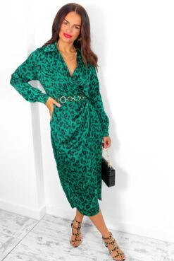 AX Paris Play With My Feelings - Forest Leopard Satin Midi Dress -Deals Modashka Store PlayWithMyFeelings ForestLeopardSatinMidiDress 7
