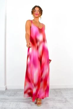 Shes A Beauty - Red Tie Dye Maxi Dress -Deals Modashka Store She sABeauty RedTieDyeMaxiDress 1