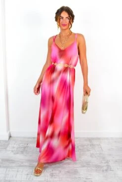 Shes A Beauty - Red Tie Dye Maxi Dress -Deals Modashka Store She sABeauty RedTieDyeMaxiDress 3