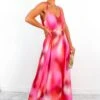 Shes A Beauty - Red Tie Dye Maxi Dress -Deals Modashka Store She sABeauty RedTieDyeMaxiDress 5