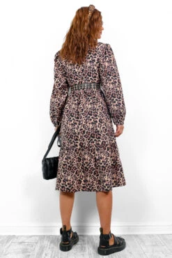 Spirit Animal - Beige Leopard Print Smock Midi Dress 15 Spirit Animal - Beige Leopard Print Smock Midi Dress -Deals Modashka Store SpiritAnimal BeigeLeopardPrintSmockMidiDress6