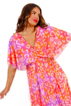 Timeless - Fuchsia Orange Leopard Print Maxi Dress 16 Timeless - Fuchsia Orange Leopard Print Maxi Dress -Deals Modashka Store Timeless FuchsiaOrangeLeopardPrintMaxiDress 8