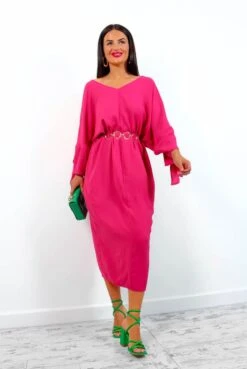 V My Baby - Fuchsia Maxi Dress -Deals Modashka Store VMyBaby FuchsiaMaxiDress3