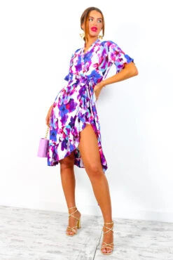 Wrapped With Love - Blue Purple Floral Midi Wrap Dress 15 Wrapped With Love - Blue Purple Floral Midi Wrap Dress -Deals Modashka Store WrappedWithLove BluePurpleFloralMidiWrapDress 3